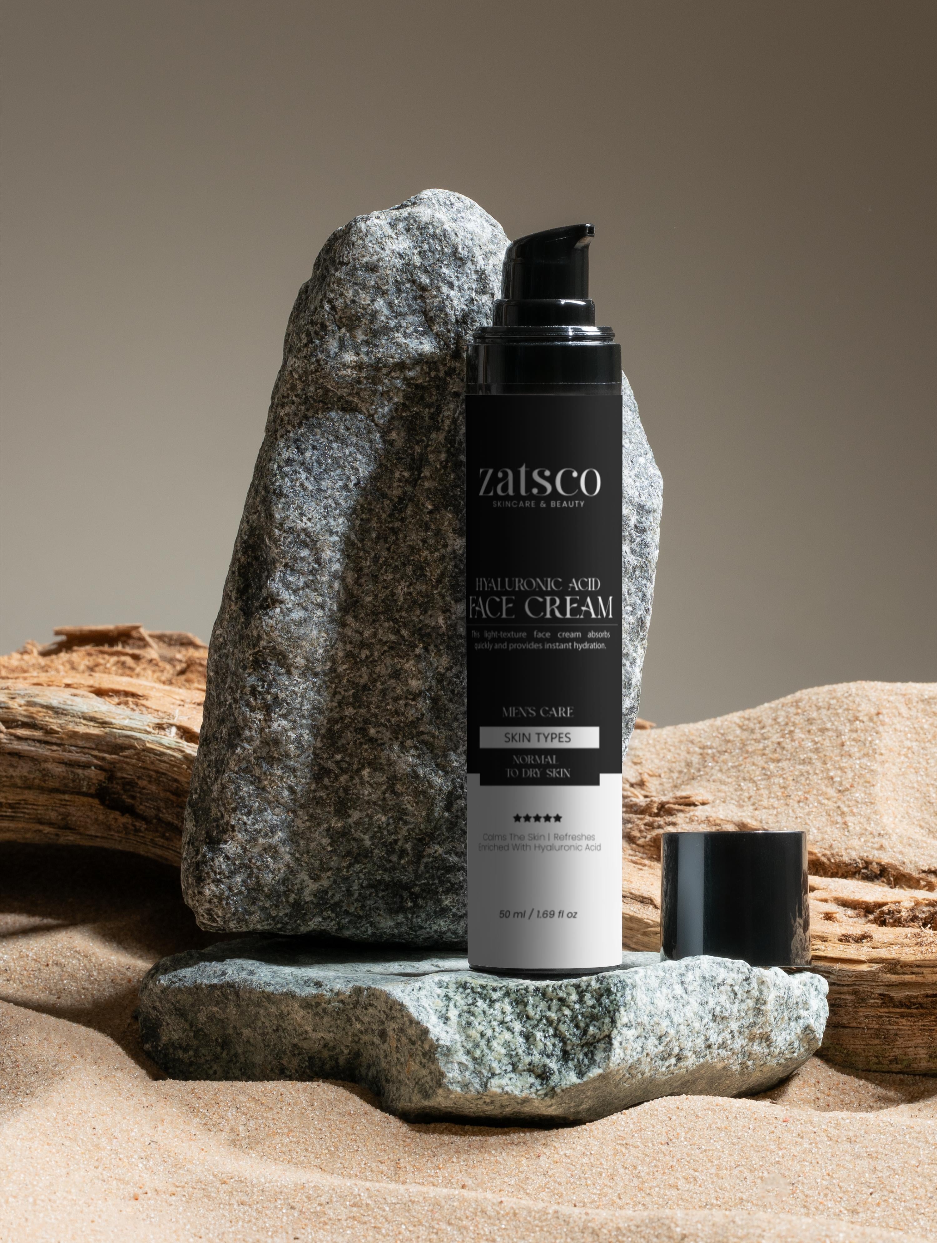 Crema Facial de Ácido Hialurónico para Hombres