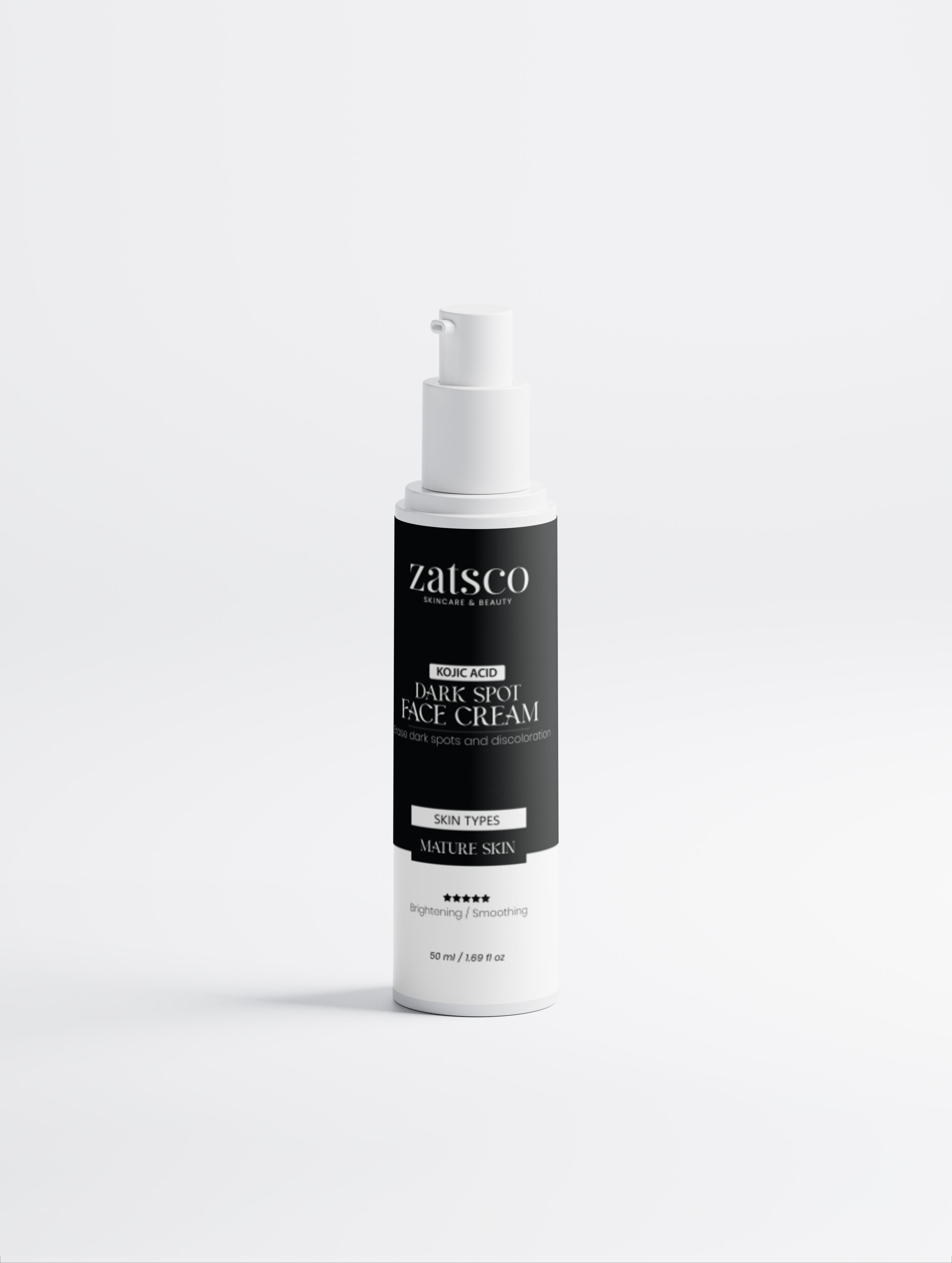 Crema facial antimanchas con ácido kójico