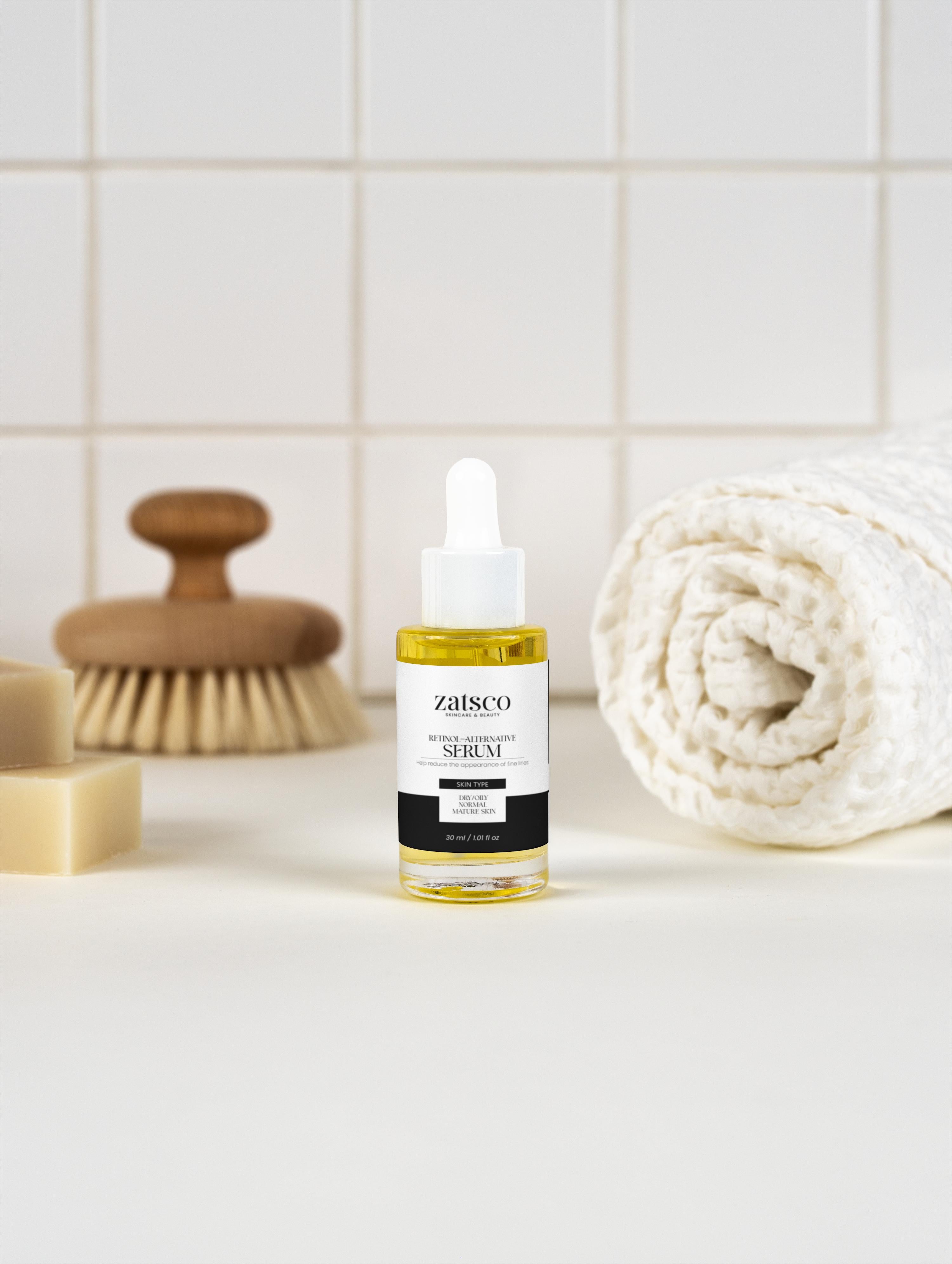 Sérum oleoso con alternativa natural al retinol