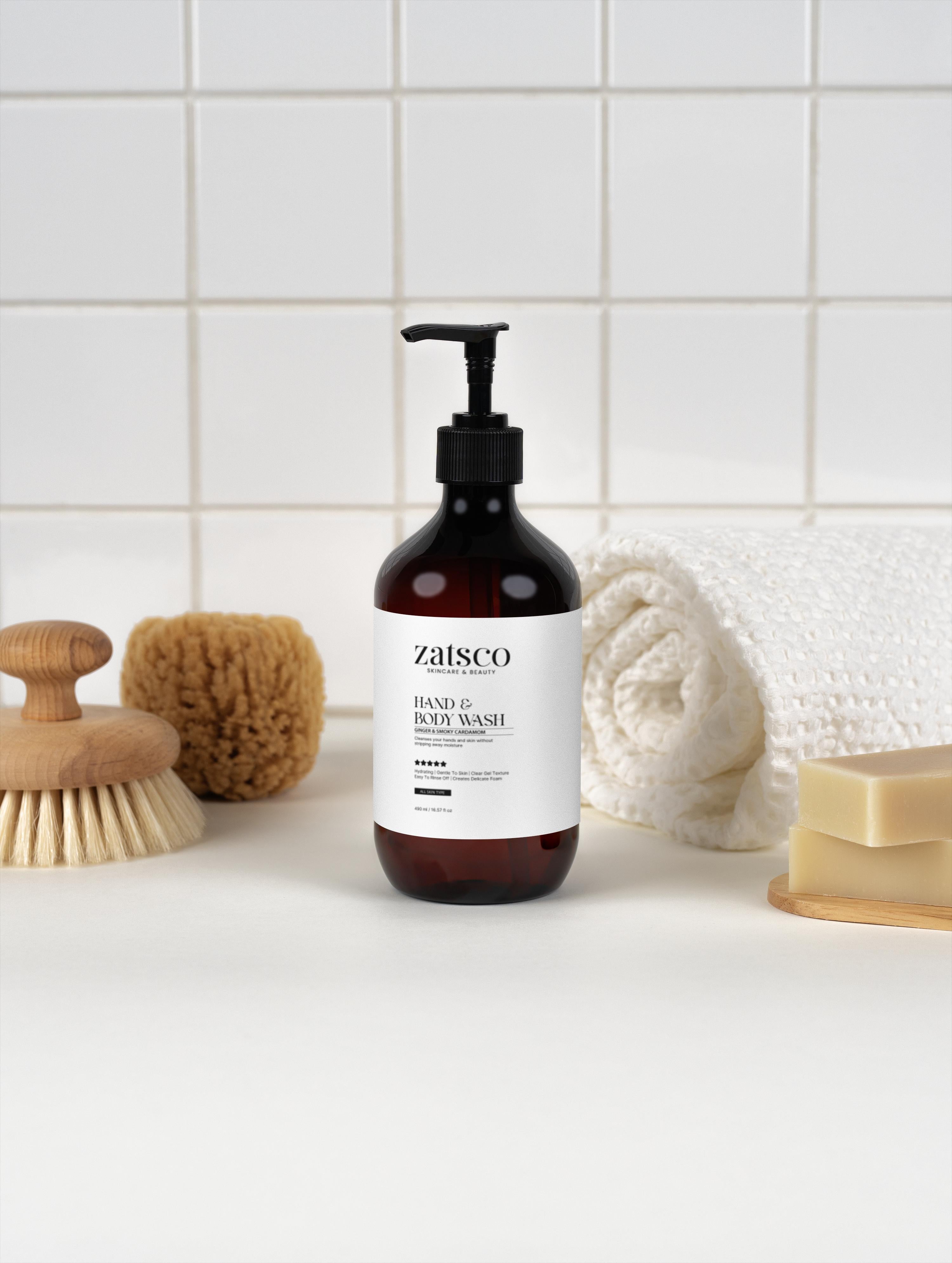 Gel de manos y cuerpo, jengibre y cardamomo ahumado