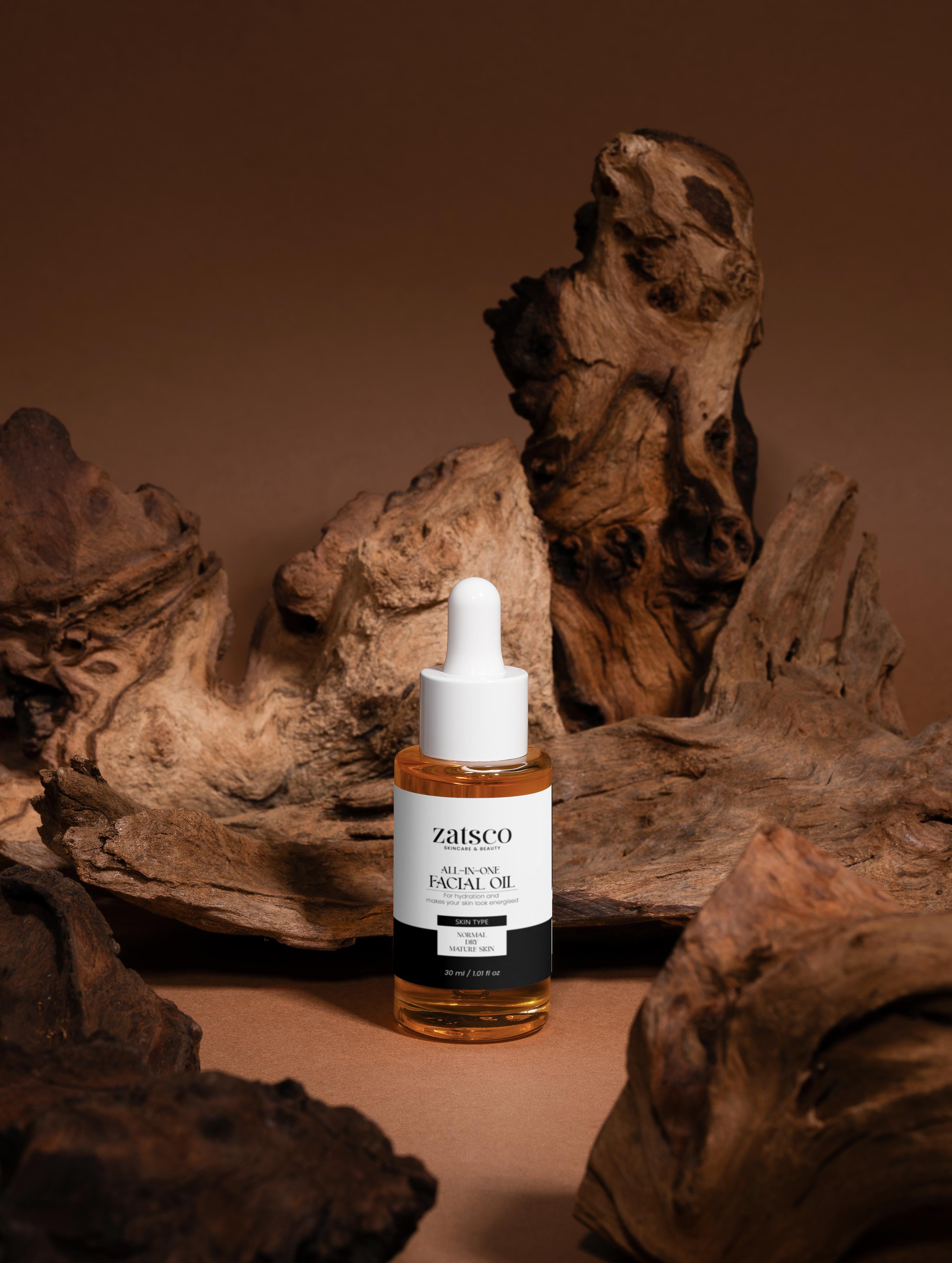 Aceite facial todo en uno