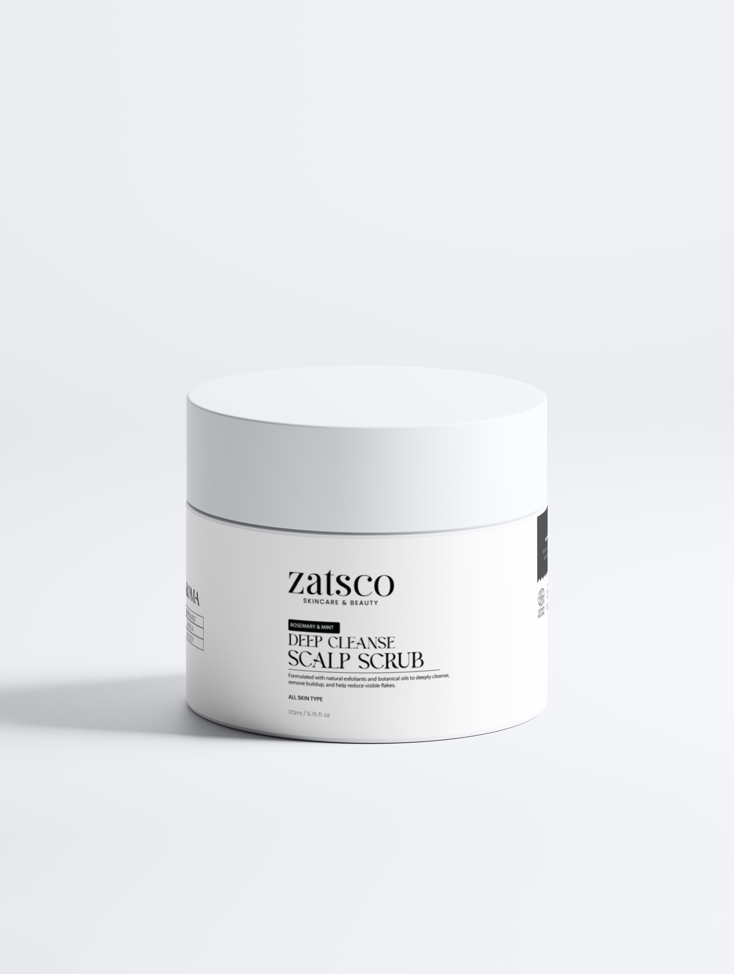 Deep Cleanse Scalp Scrub, Rosemary & Mint