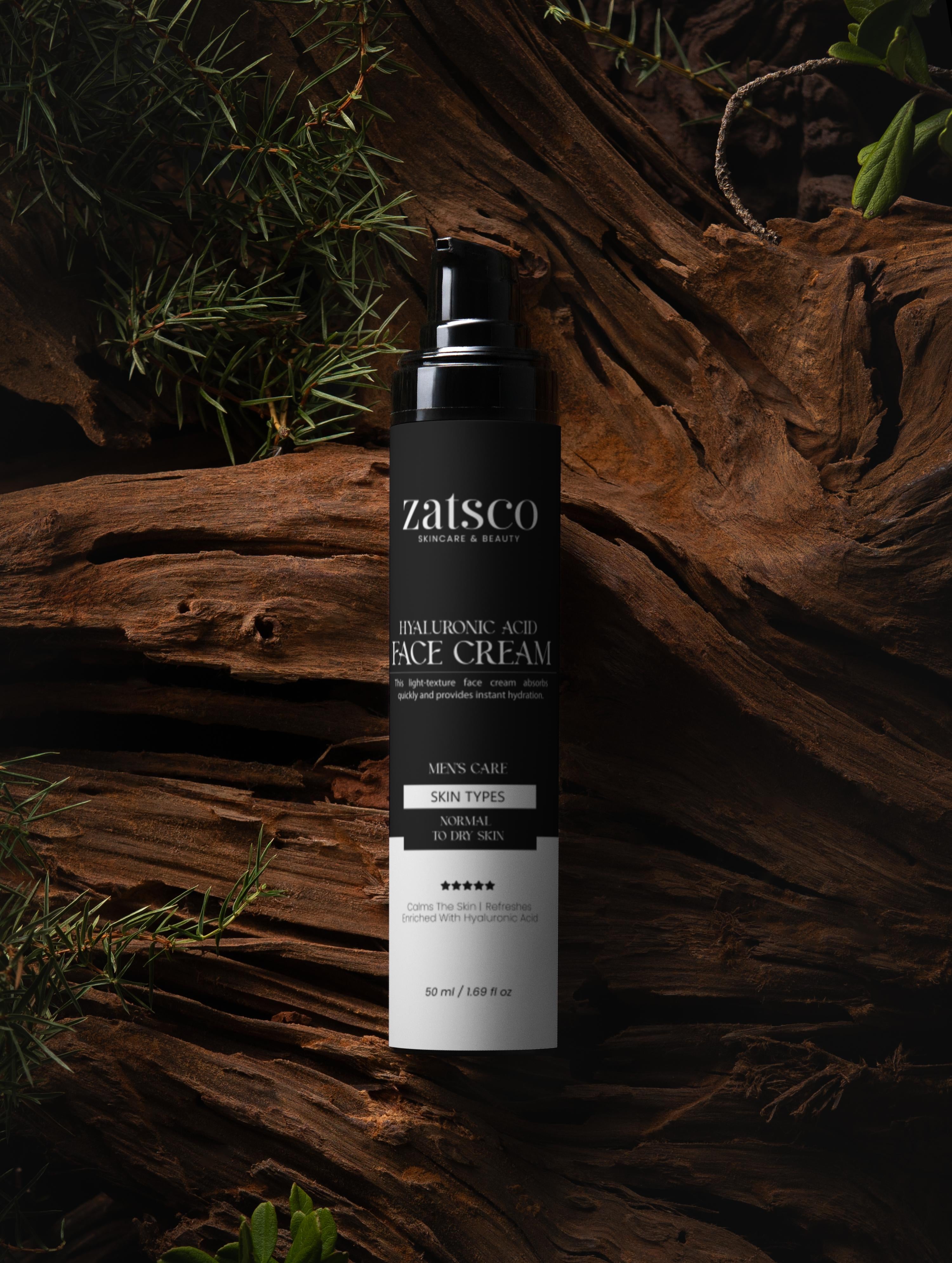 Crema Facial de Ácido Hialurónico para Hombres