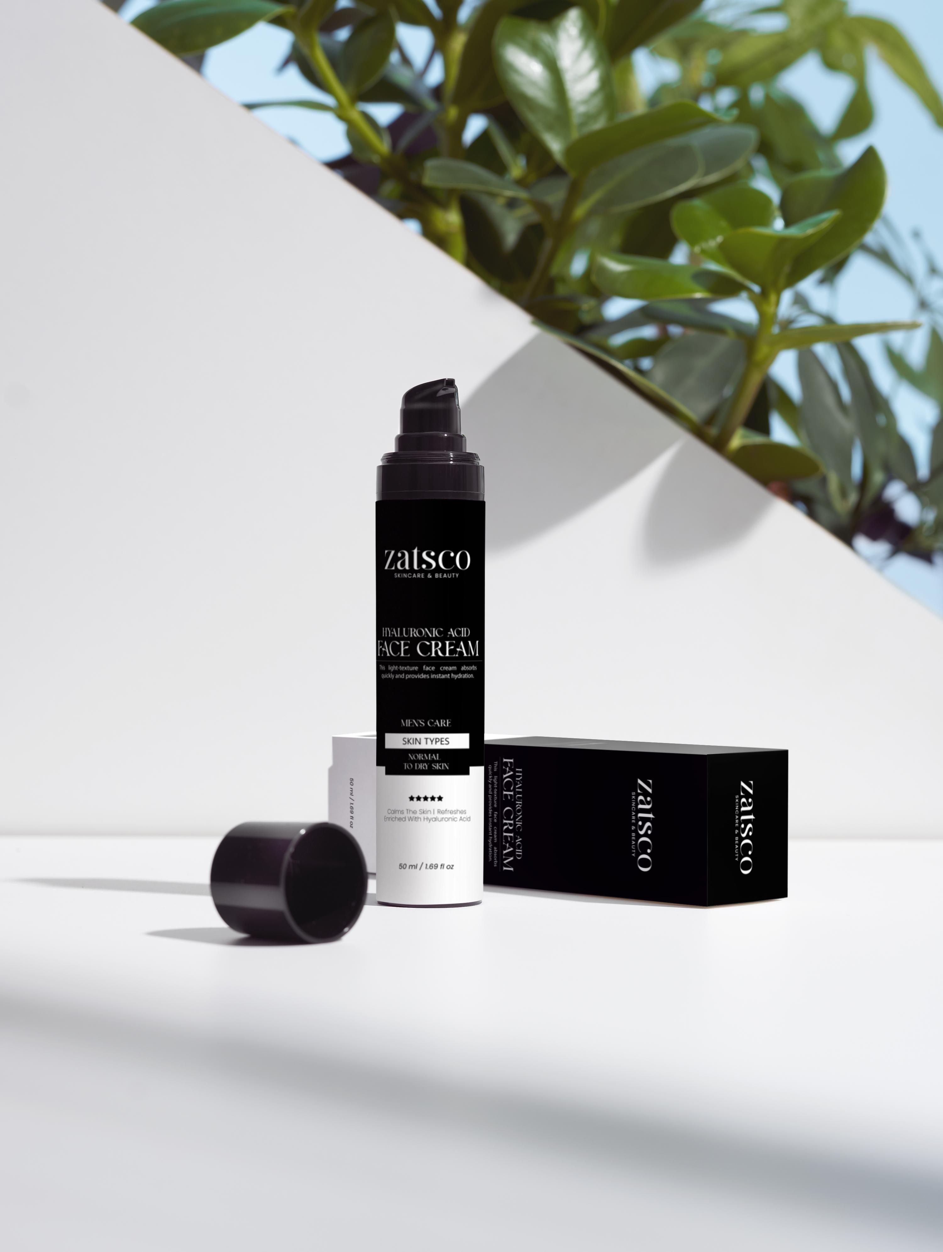 Crema Facial de Ácido Hialurónico para Hombres