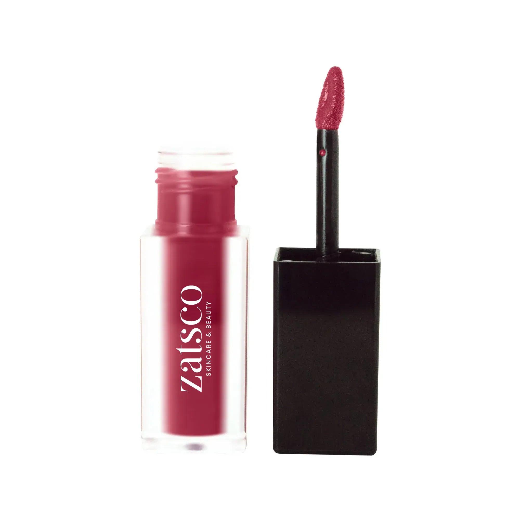 Matte Lip Stain - Deep Burgundy - Zatsco Skincare & Beauty