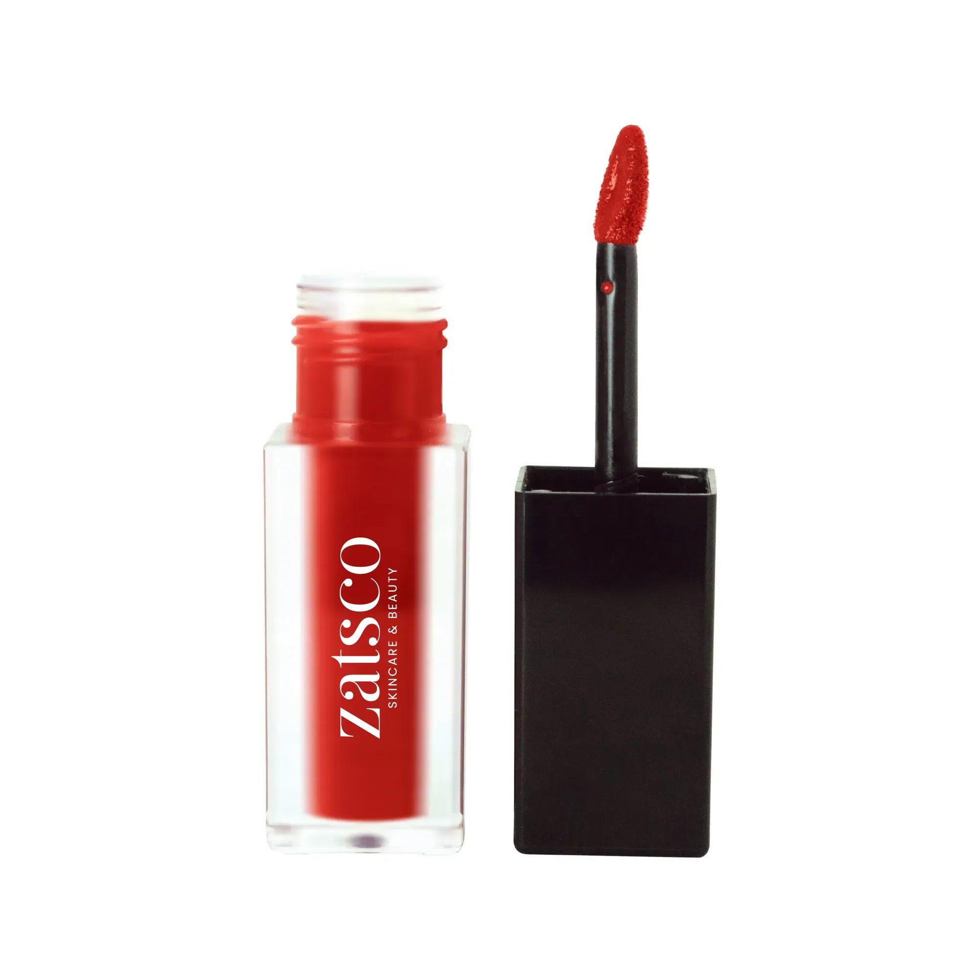 Matte Lip Stain - True Crimson - Zatsco Skincare & Beauty