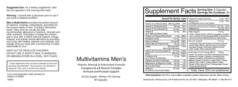 Multivitamins - Men's - Zatsco Skincare & Beauty