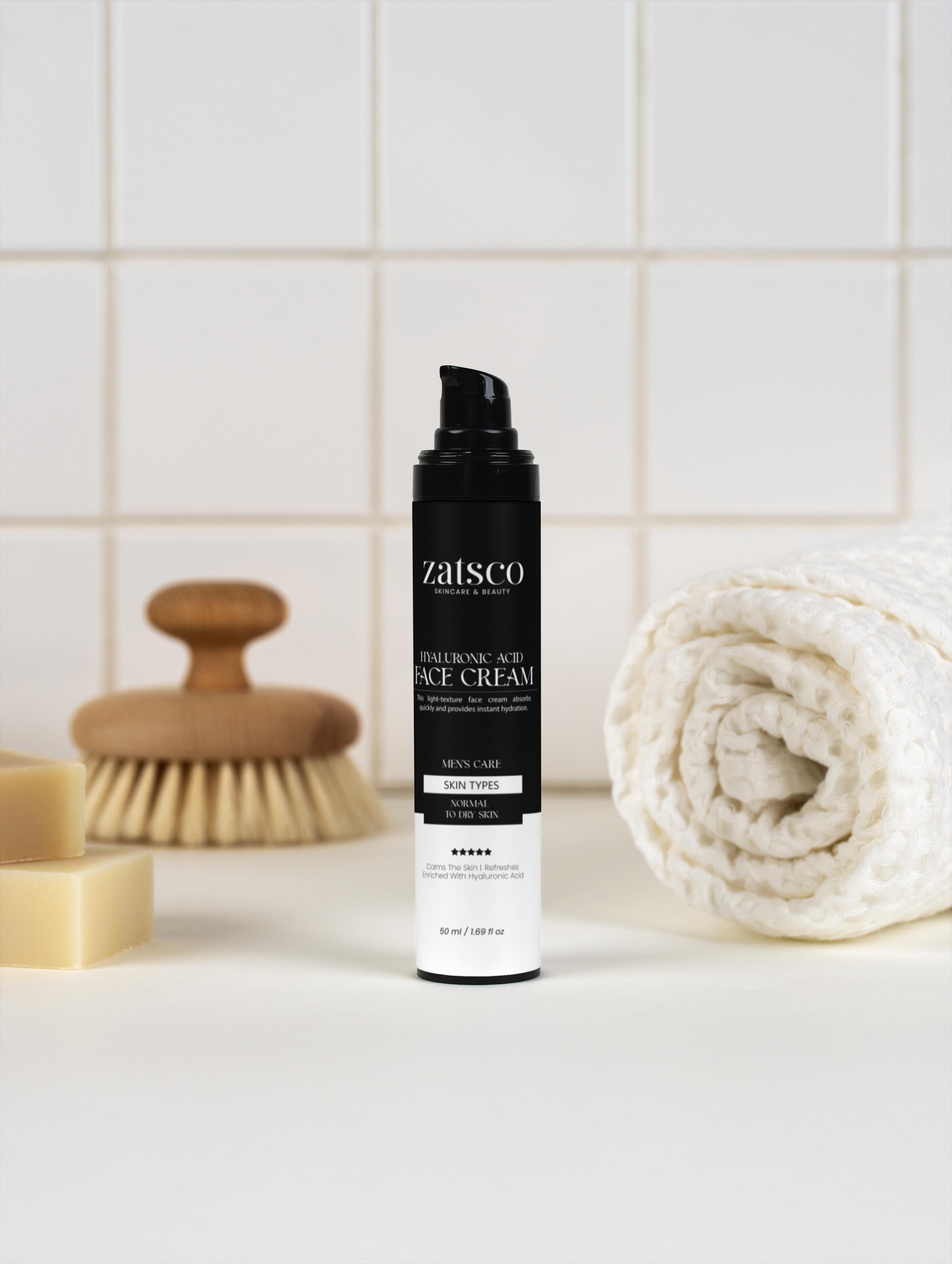 Crema Facial de Ácido Hialurónico para Hombres