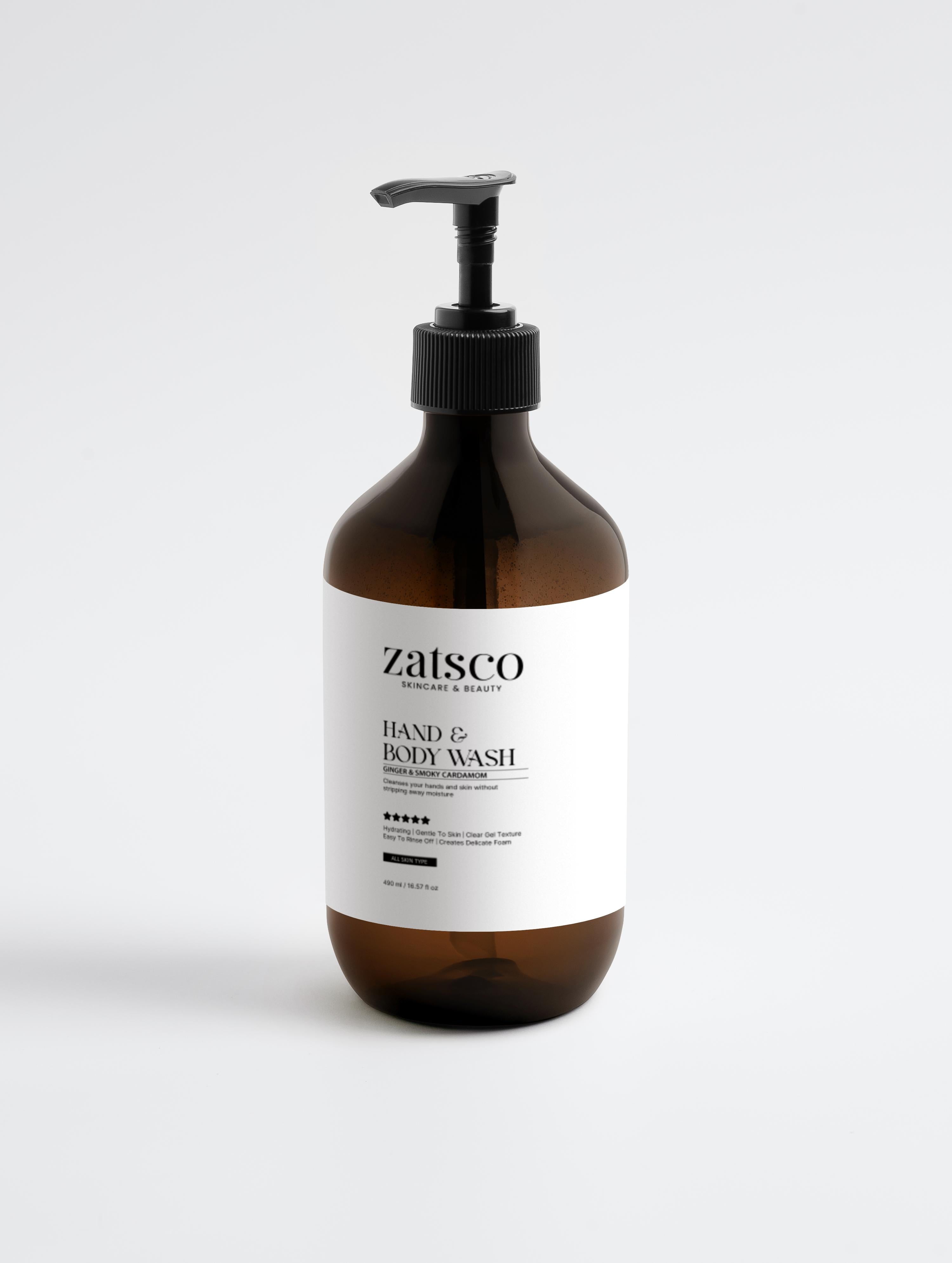 Gel de manos y cuerpo, jengibre y cardamomo ahumado