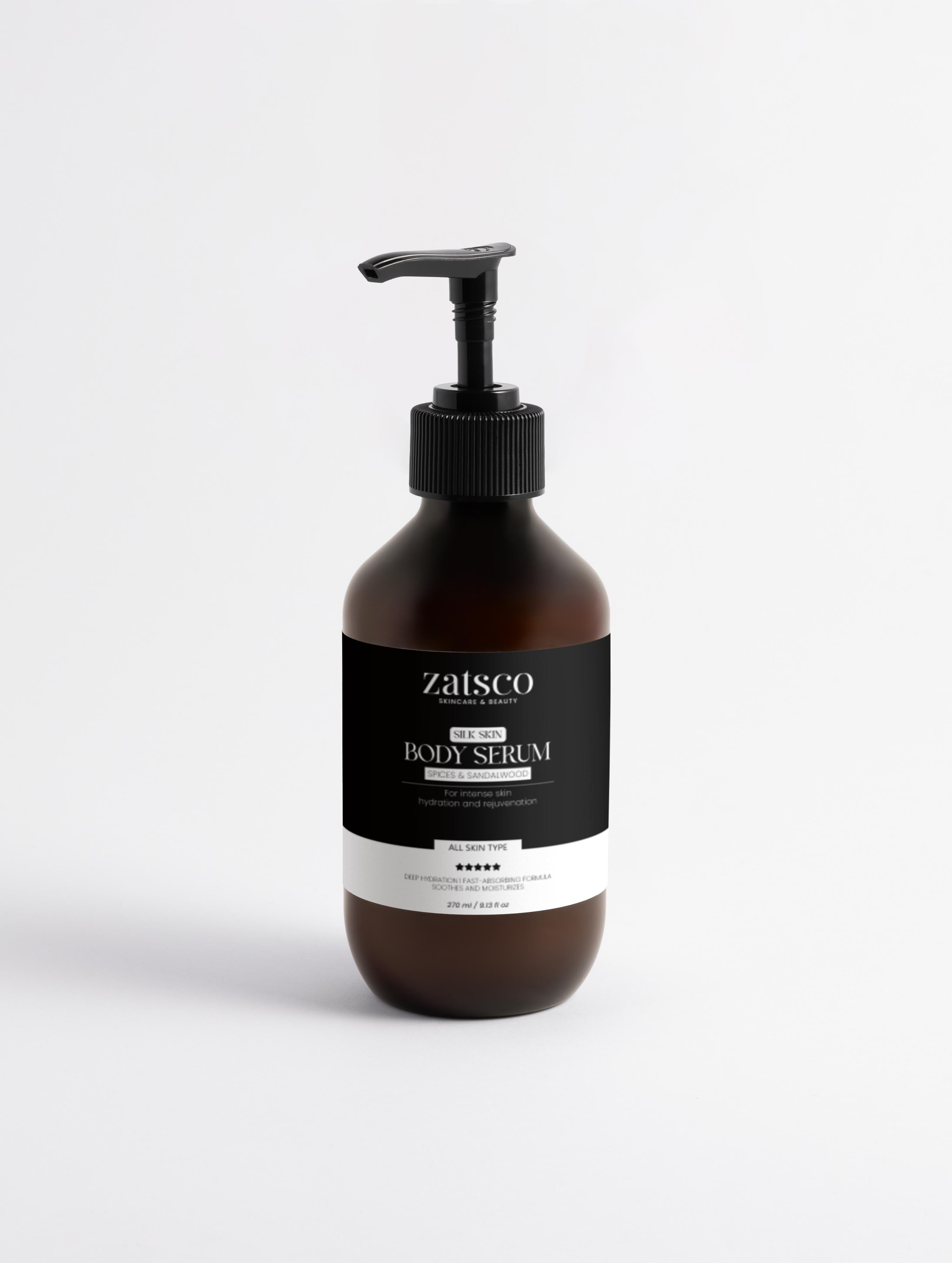 Silk Skin Body Serum, Spices & Sandalwood