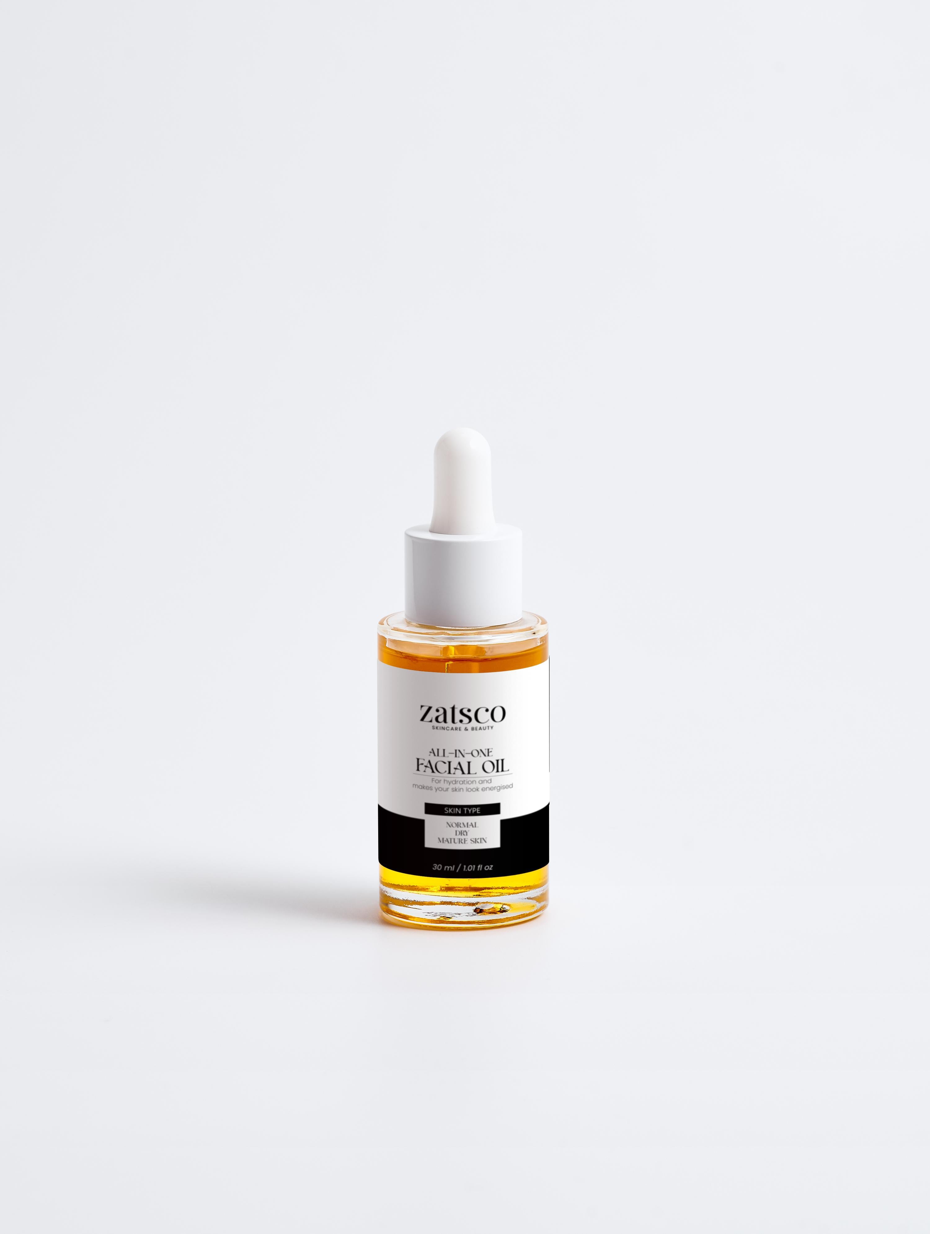 Aceite facial todo en uno