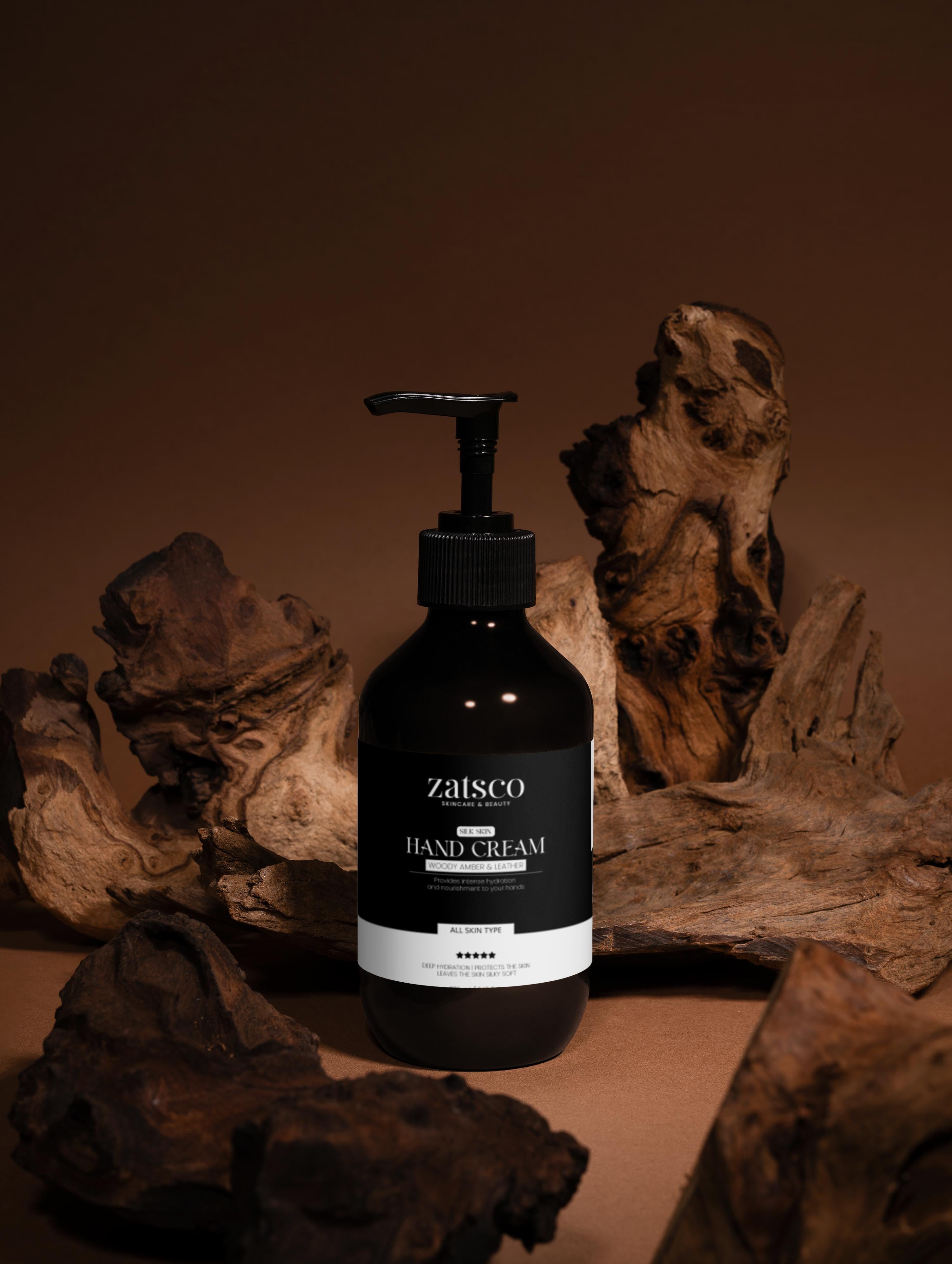 Silk Skin Hand Cream, Woody Amber & Leather