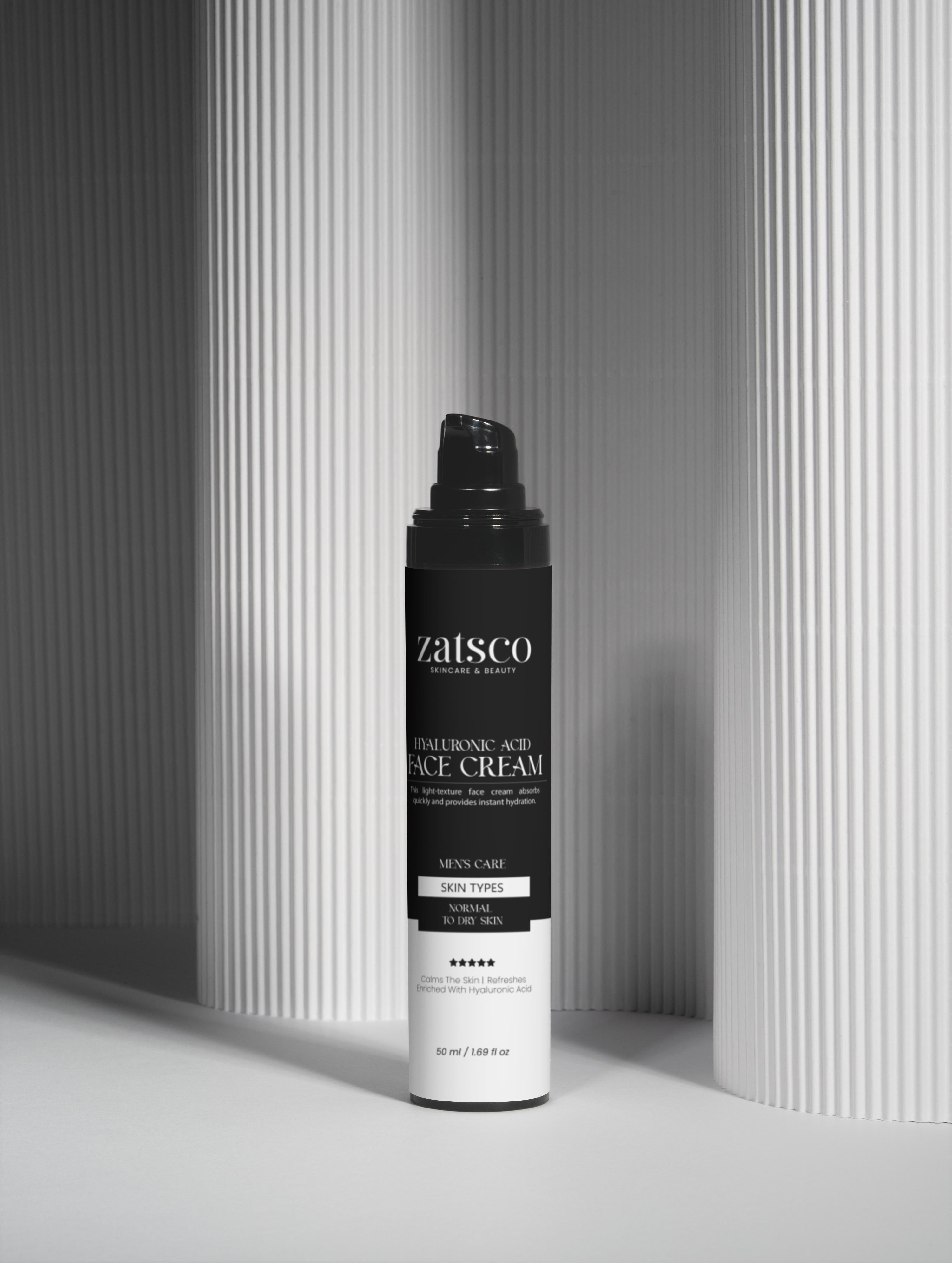 Crema Facial de Ácido Hialurónico para Hombres