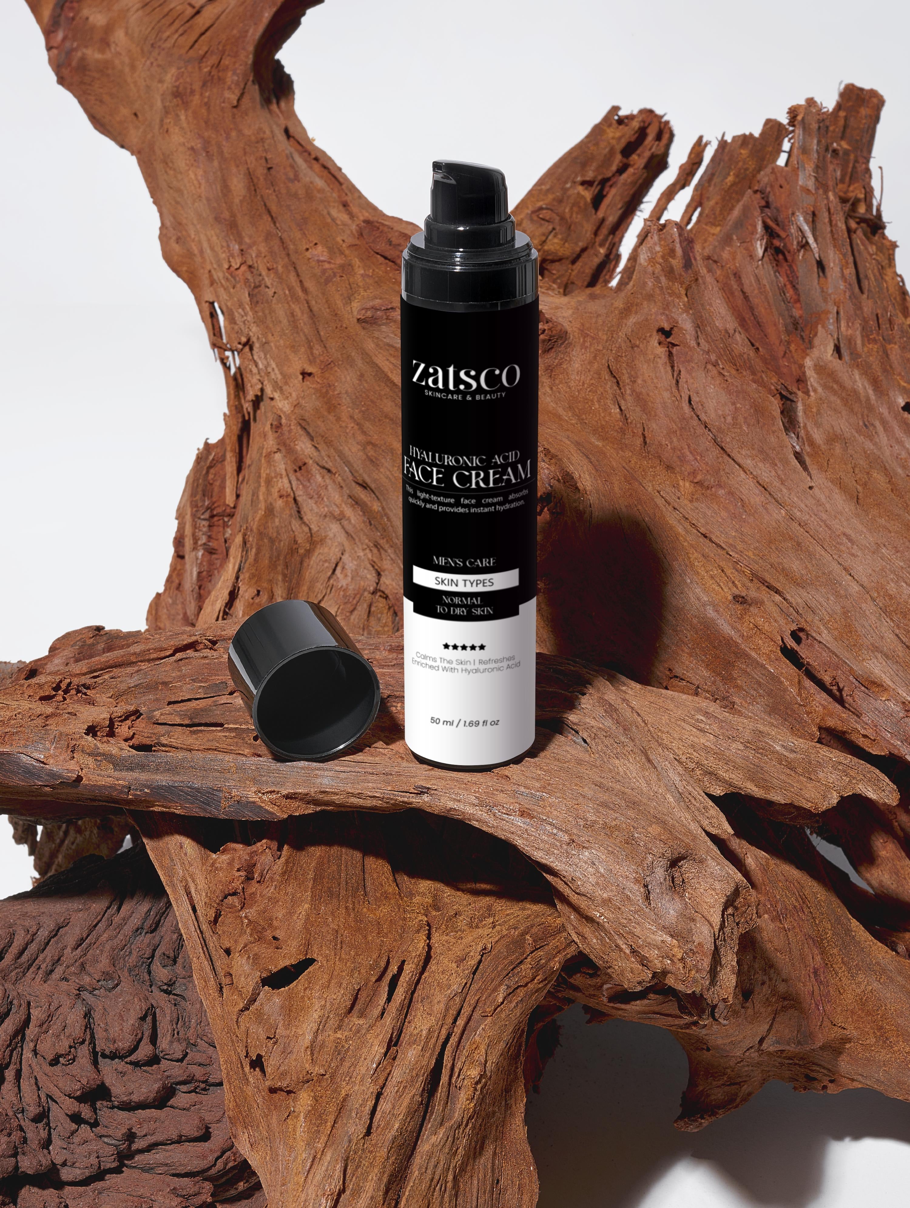 Crema Facial de Ácido Hialurónico para Hombres