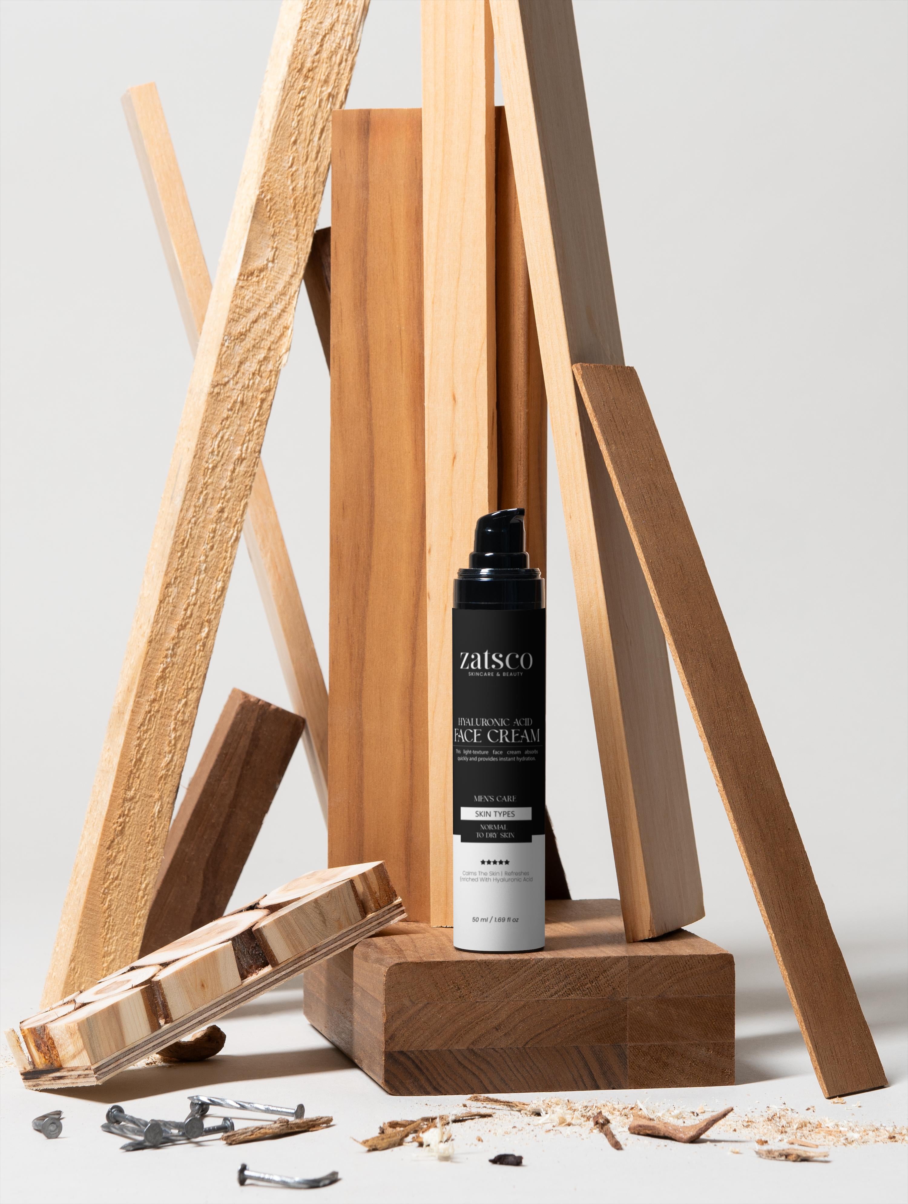 Crema Facial de Ácido Hialurónico para Hombres