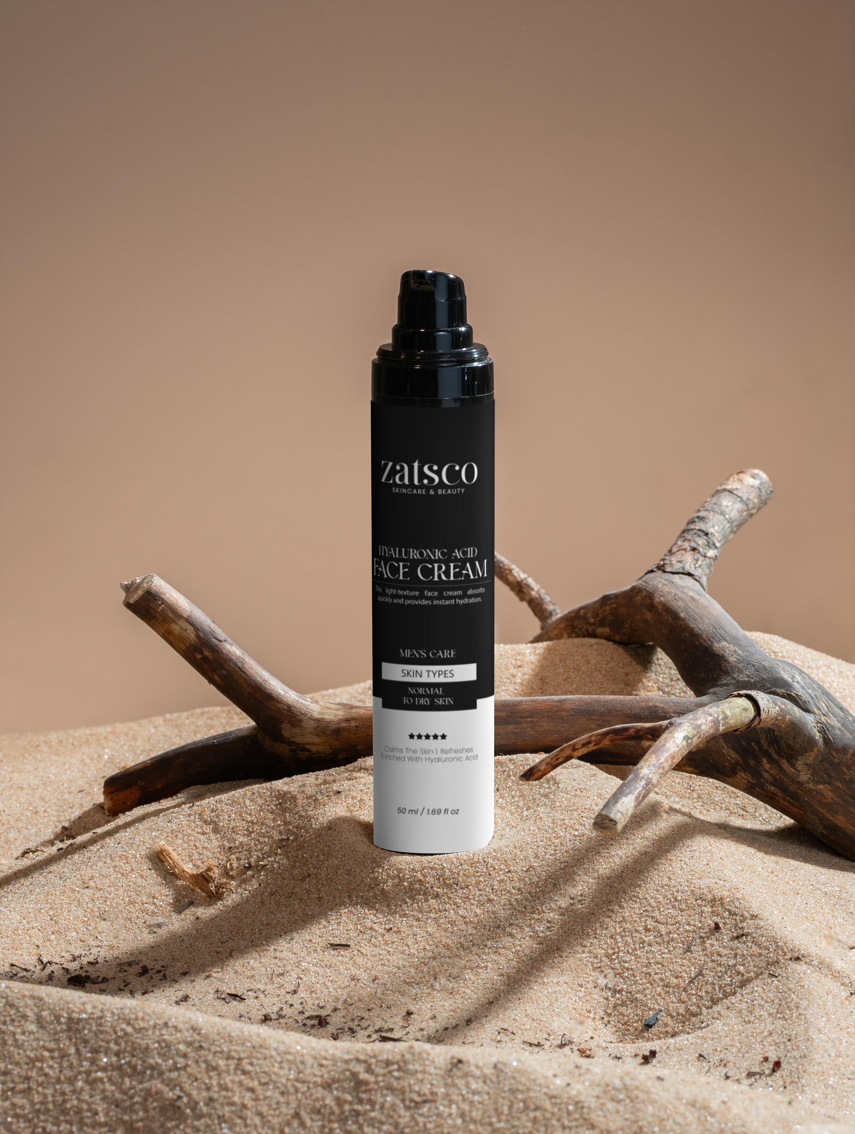 Crema Facial de Ácido Hialurónico para Hombres