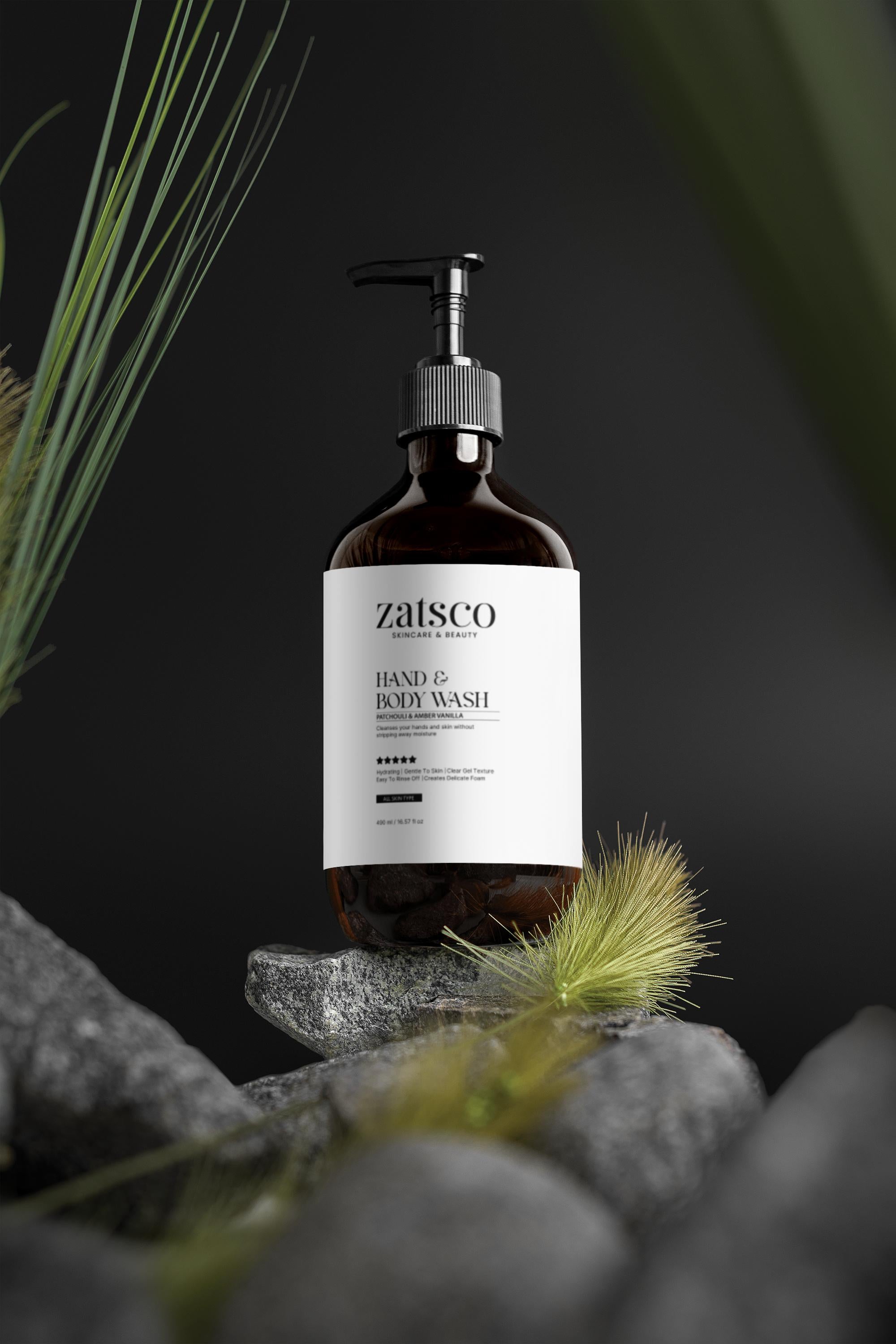 Gel de Manos y Cuerpo, Pachulí y Vainilla Ámbar