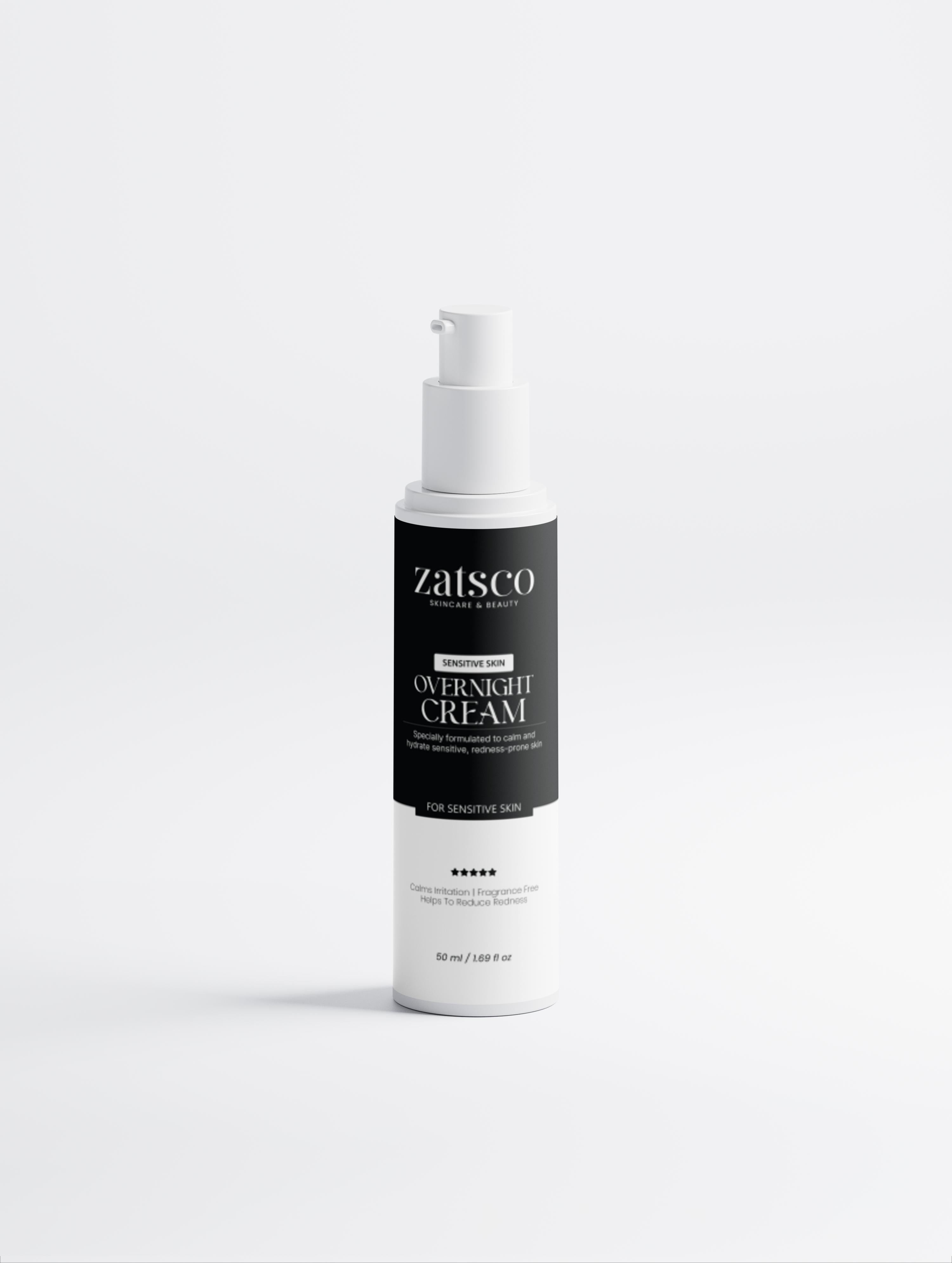Sensitive Skin Overnight Cream, Fragrance-Free