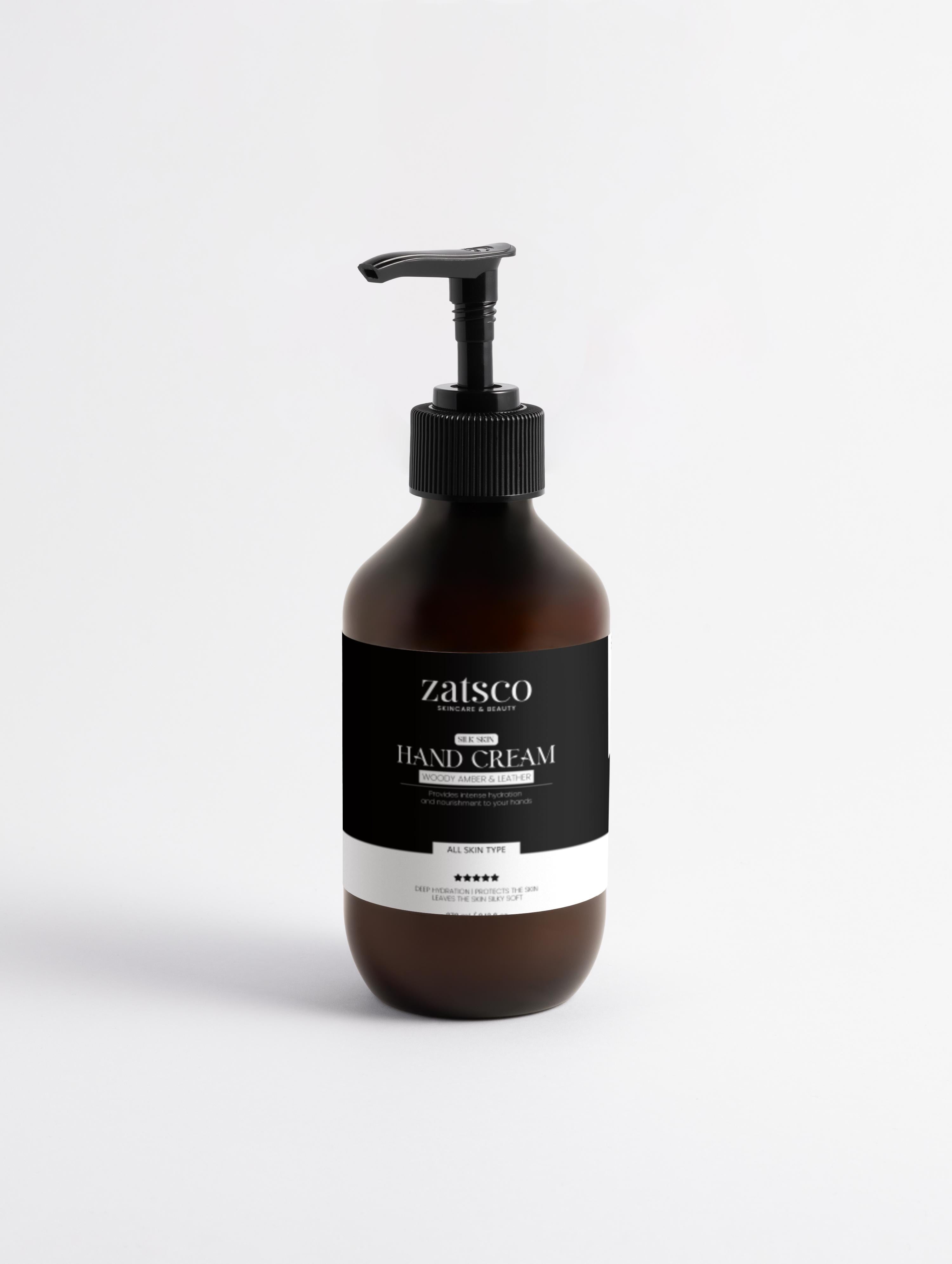 Silk Skin Hand Cream, Woody Amber & Leather