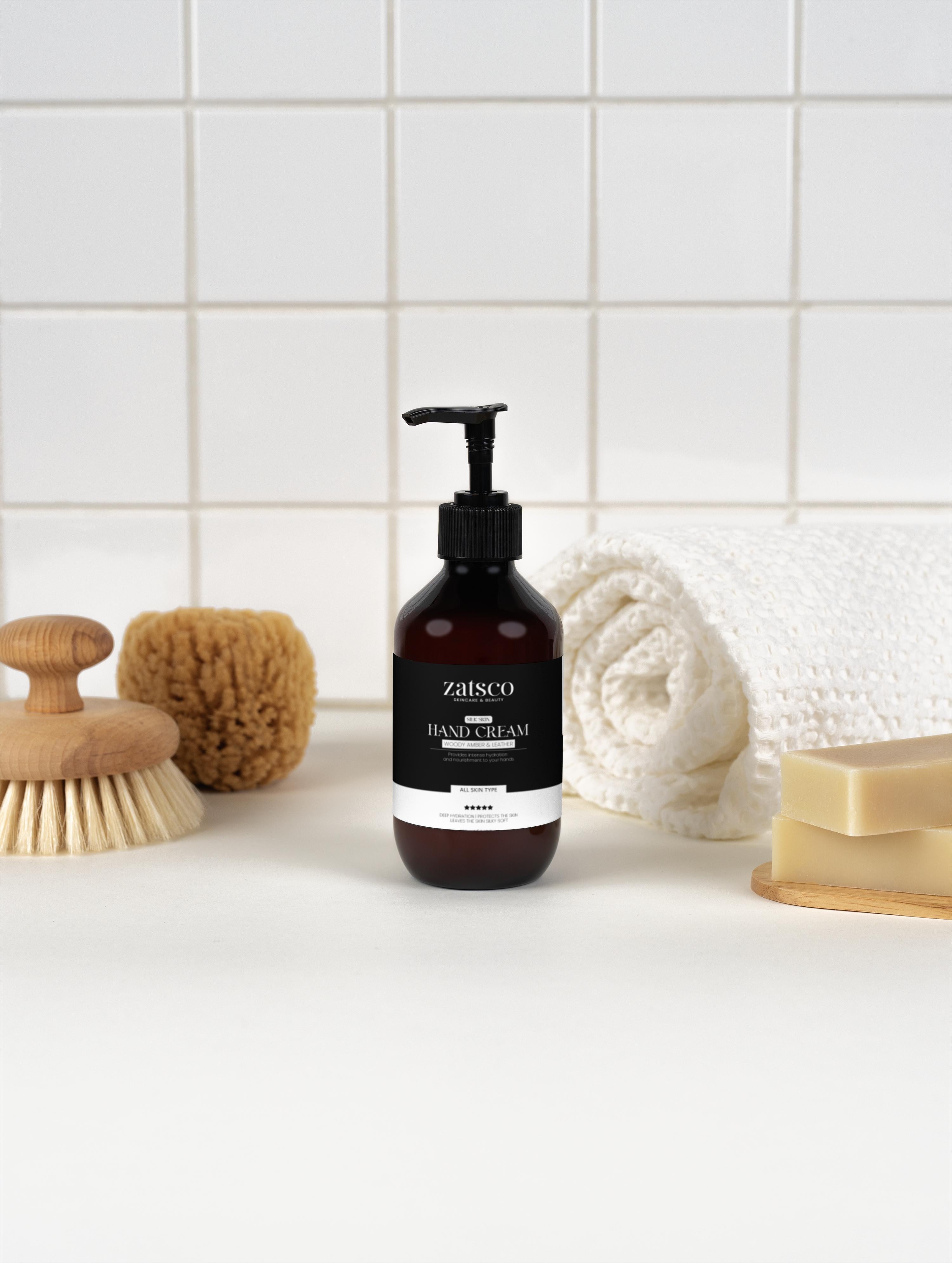 Silk Skin Hand Cream, Woody Amber & Leather