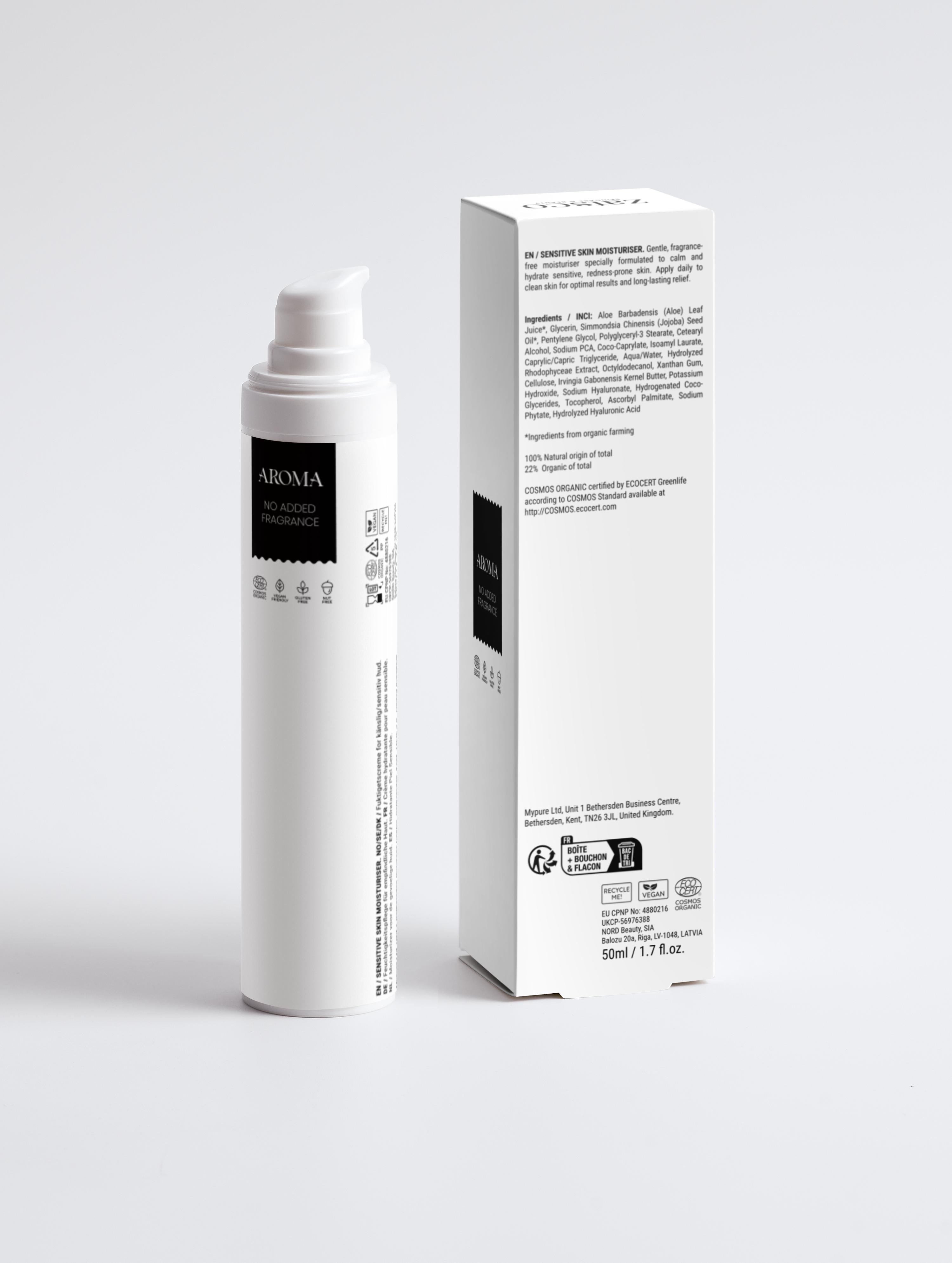 Hidratante para Piel Sensible, Sin Perfume