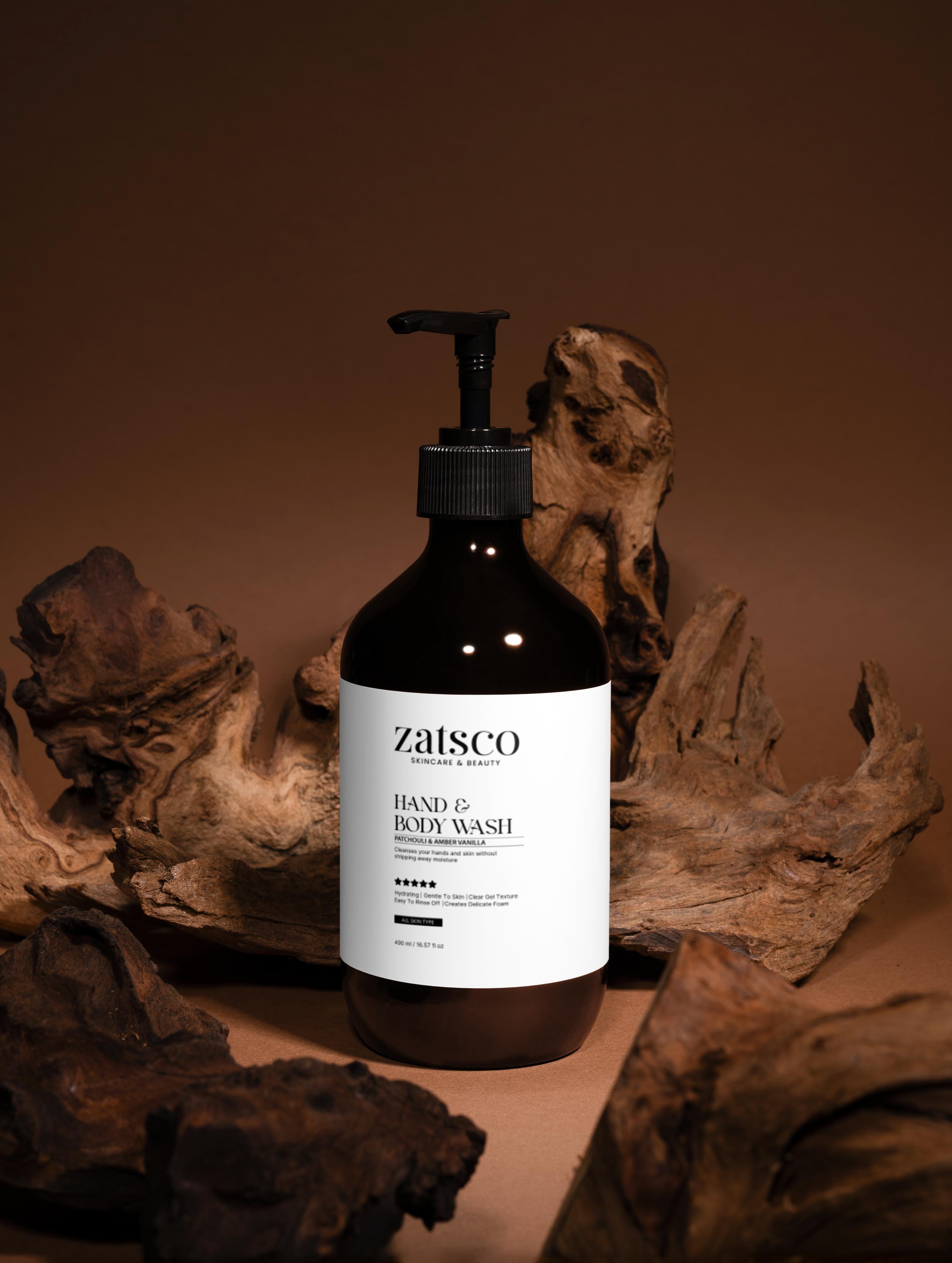 Gel de Manos y Cuerpo, Pachulí y Vainilla Ámbar