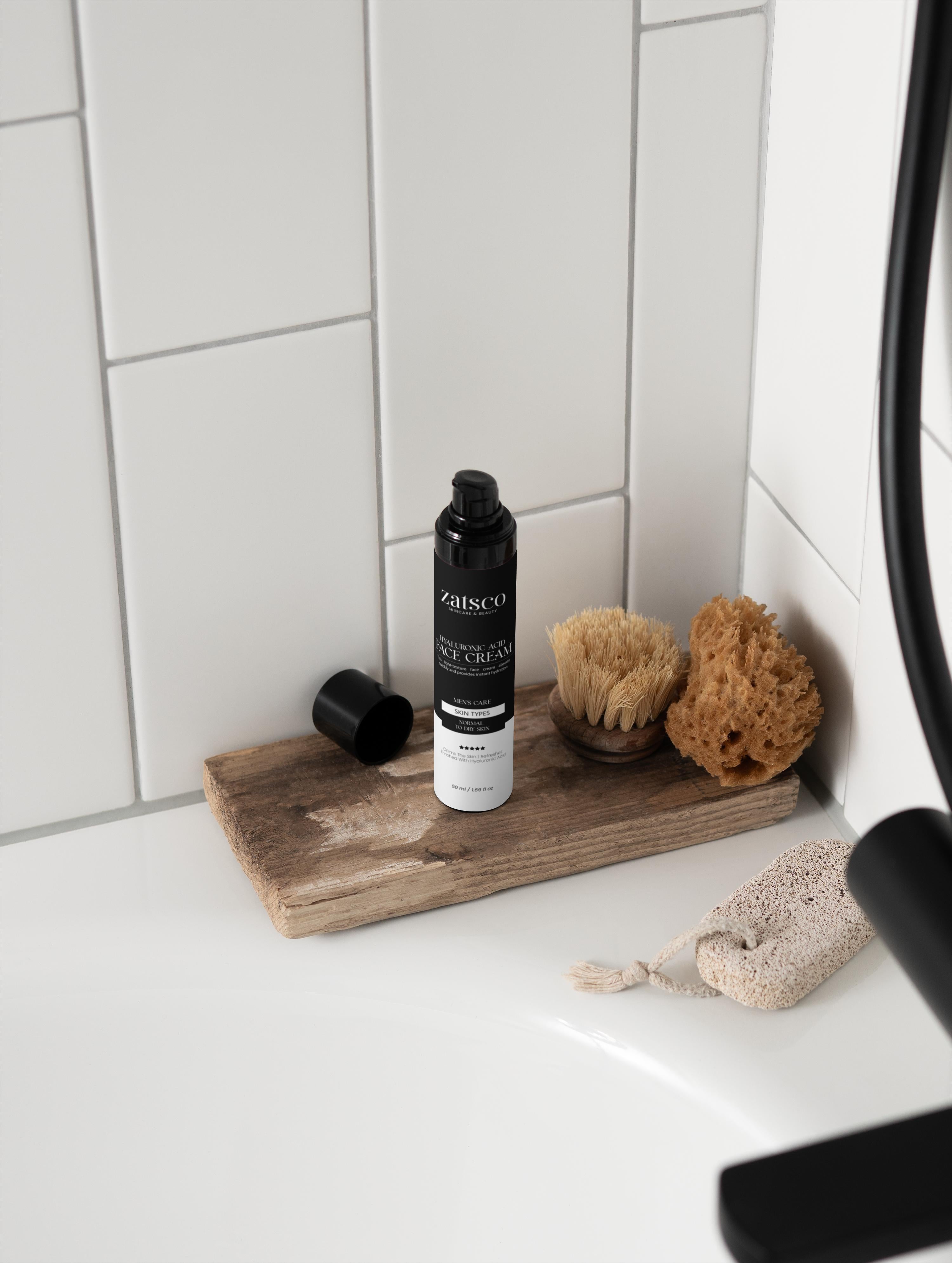 Crema Facial de Ácido Hialurónico para Hombres