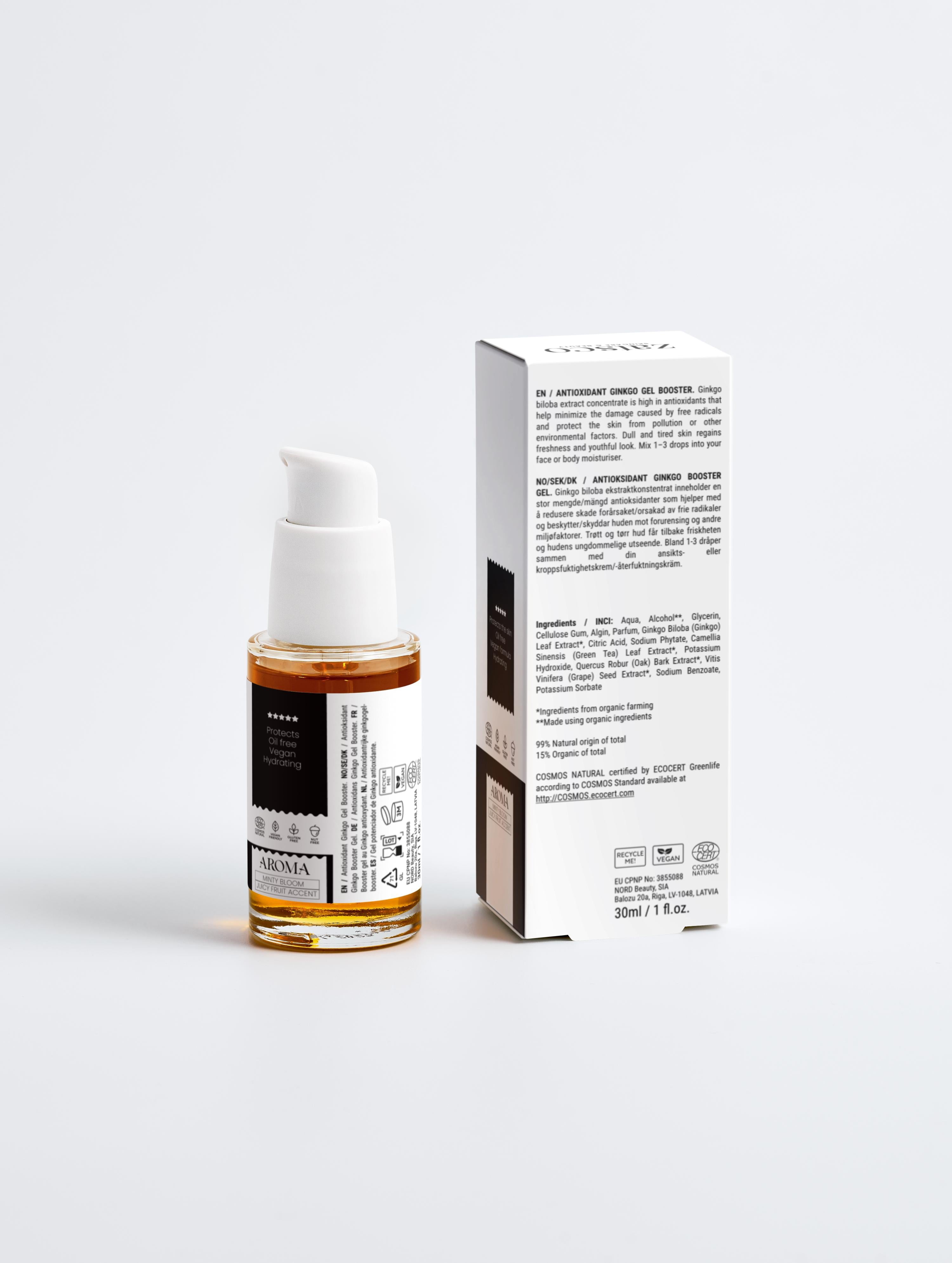 Potenciador en Gel Antioxidante de Ginkgo